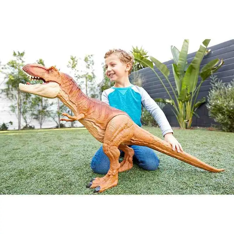 Jurassic World- T-Rex Supercolossale, Dinosauro Extra Large con braccia e  gambe snodate, giocattolo per bambini 3+anni - Giocheria