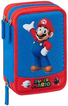 Astuccio 3 zip  Super Mario con colori