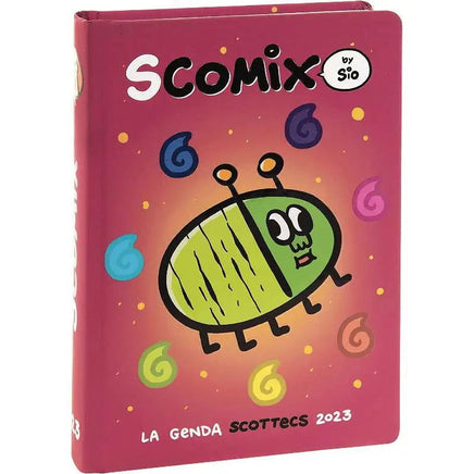 AGENDA 16 mesi Medium COMIX SCOTTECS bruco ciliegia