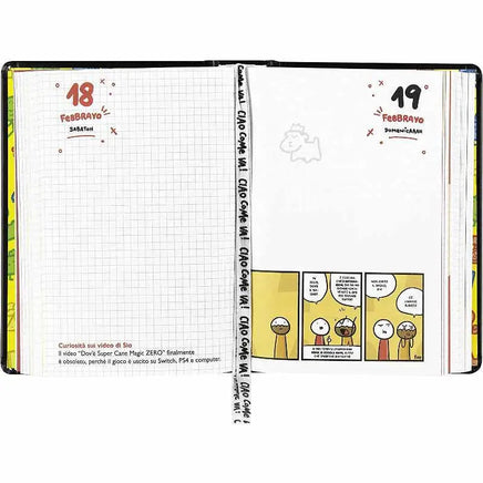 AGENDA 16 mesi Medium COMIX SCOTTECS bruco ciliegia