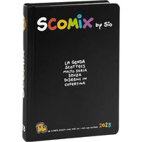 AGENDA 16 mesi Medium COMIX SCOTTECS nera - Franco Panini