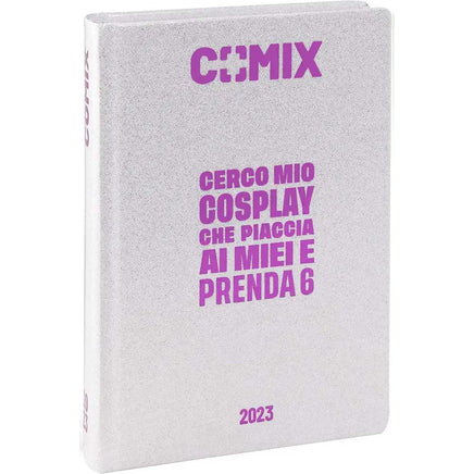 AGENDA COMIX 16 MESI glitter silver - Franco Panini