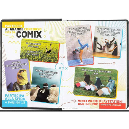 AGENDA COMIX 16 MESI mini Black&White Lavagna - Franco