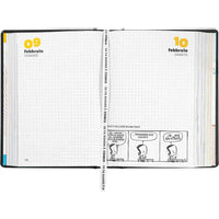 AGENDA COMIX 16 MESI mini Black&White Lavagna - Franco