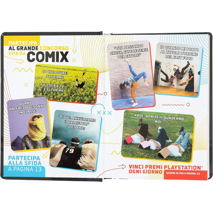 AGENDA COMIX 16 MESI mini Black&White Lavagna