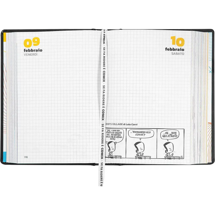 AGENDA COMIX 16 MESI mini Black&White Lavagna