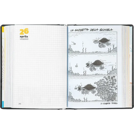 AGENDA COMIX 16 MESI mini Black&White Lavagna