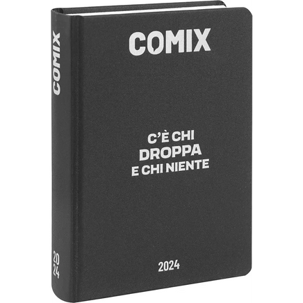 AGENDA COMIX 16 MESI mini nero Black&Silver