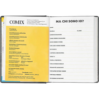 AGENDA COMIX 16 MESI mini nero Black&Silver