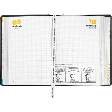 AGENDA COMIX 2024 16 MESI mini Black&White cervello