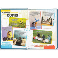 AGENDA COMIX 2024 16 MESI mini Blue Metallic - Franco