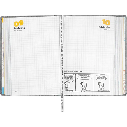 AGENDA COMIX 2024 16 MESI mini carbone matematica