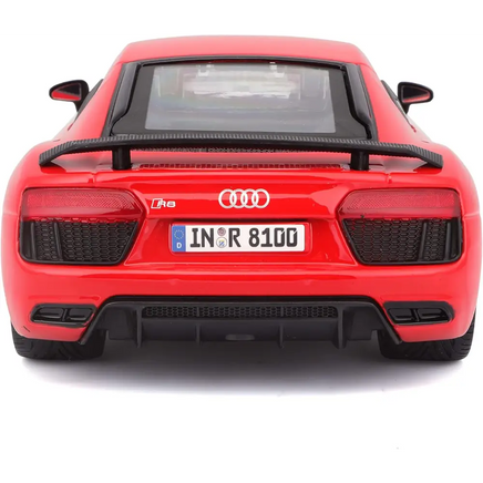 Audi R8 V10 Rossa modellino scala 1:24