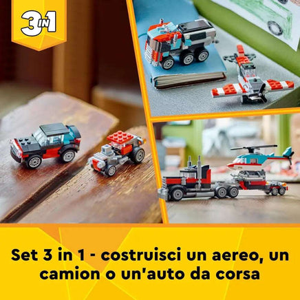 Autocarro con elicottero LEGO Creator 31146 - Giocattoli e Bambini - Toys Store5702017567402