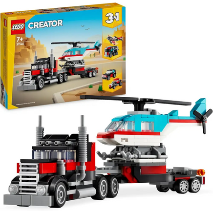 Autocarro con elicottero LEGO Creator 31146