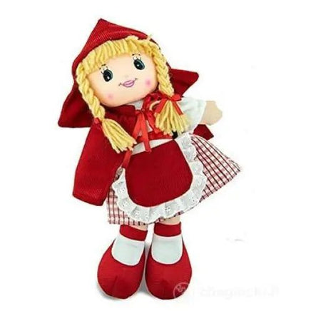 Bambola In Pezza Cappuccetto Rosso 30 Cm - Carlotta delle Fiabe - Giocattoli e Bambini - Toys Store8017967665779