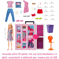 Barbie Armadio dei Sogni con bambola - Giocattoli e Bambini - Toys Store194735060238