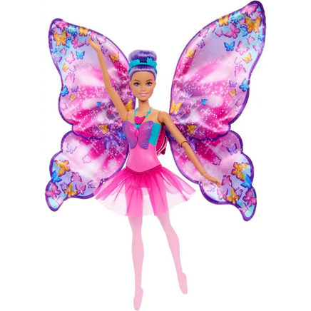 Barbie Ballerina Ali di Farfalla scintillanti - Mattel - Bambole - 0194735230709