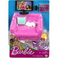 Barbie mini playset poltrona e TV