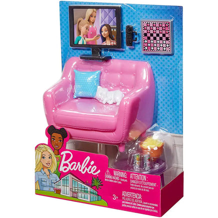 Barbie mini playset poltrona e TV