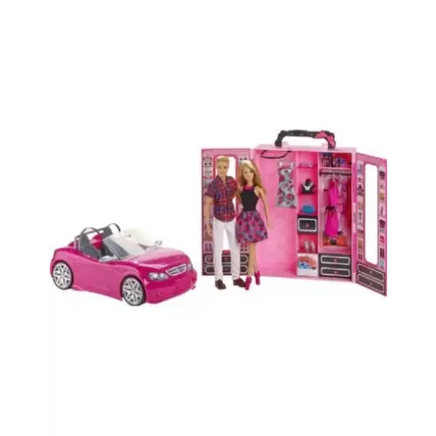 BARBIE Playset Armadio dei Sogni con auto e bambole