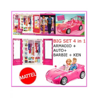 BARBIE Playset Armadio dei Sogni con auto e bambole