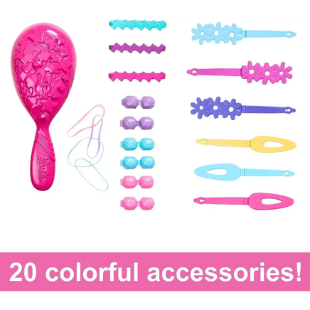 Barbie testa da acconciare con 20 accessori