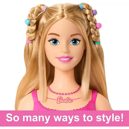 Barbie testa da acconciare con 20 accessori