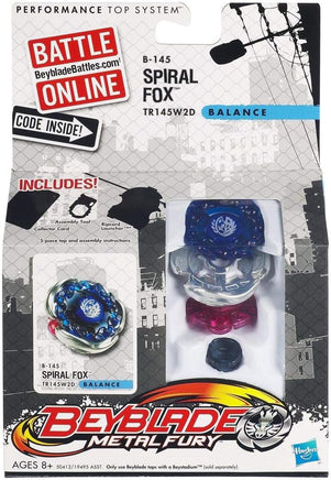 Beyblade Metal Fury trottola metallo Spiral Fox - Giocattoli e Bambini - Toys Store5010994640781