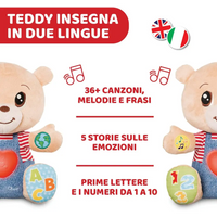 Chicco Teddy orso delle emozioni Bilingue - Chicco