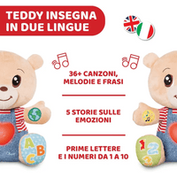 Chicco Teddy orso delle emozioni Bilingue - Giocattoli e Bambini - Toys Store8058664067374