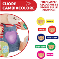 Chicco Teddy orso delle emozioni Bilingue - Giocattoli e Bambini - Toys Store8058664067374