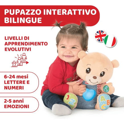 Chicco Teddy orso delle emozioni Bilingue - Giocattoli e Bambini - Toys Store8058664067374