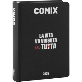 COMIX Agenda Diario 16 Mesi Scuola 2024-2025 Nero/Bianco