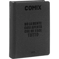 COMIX Agenda Diario 16 Mesi Scuola 2024 - 2025 Nero carbone - Giocattoli e Bambini - Toys Store8058263201377