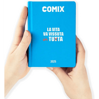 COMIX Agenda Diario Mignon Plus 16 Mesi Scuola 2024 - 2025 Azzurro - Giocattoli e Bambini - Toys Store8058263201650