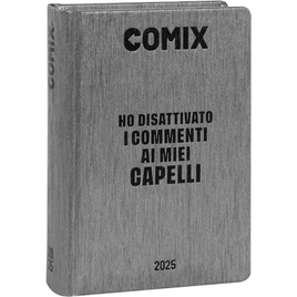 COMIX Agenda Diario Mignon Plus 16 Mesi Scuola 2024 - 2025 Grigio Nero - Giocattoli e Bambini - Toys Store8058263201629