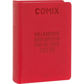 COMIX Agenda Diario Mignon Plus 16 Mesi Scuola 2024 - 2025 Rosso - Giocattoli e Bambini - Toys Store