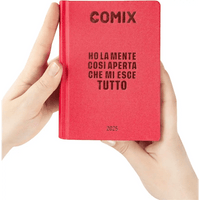 COMIX Agenda Diario Mignon Plus 16 Mesi Scuola 2024 - 2025 Rosso - Giocattoli e Bambini - Toys Store