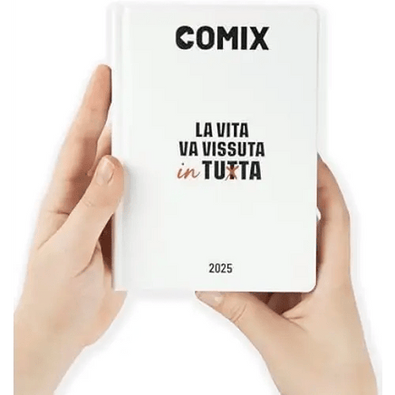 COMIX Agenda Diario Mini 16 Mesi Scuola 2024 - 2025 Bianco - Giocattoli e Bambini - Toys Store8058263201537