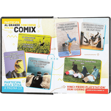 COMIX Diario Mignon Plus 2023/24 Nero Cervello mandami posizione - Giocattoli e Bambini - Toys Store8058263171090