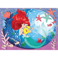 Disney Princess Sirenetta Maxi Puzzle Double Face 60 Pezzi - Giocattoli e Bambini - Toys Store8008324074167