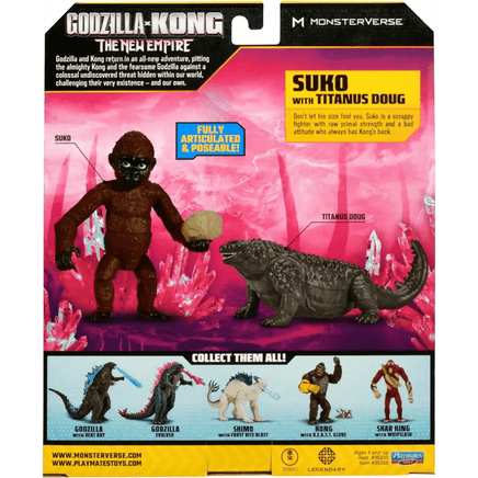 Godzilla x Kong Il Nuovo Impero - Suko con Titanus Doug - Giocattoli e Bambini - Toys Store8056379164388