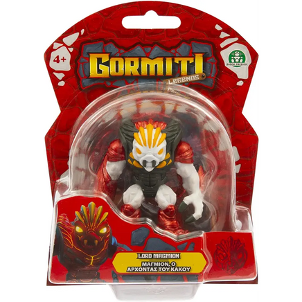 GORMITI LEGENDS Personaggio Magmion Versione Metallizzata