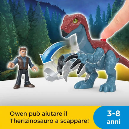 Jurassic World Terizinosauro e Owen - Giocattoli e Bambini - Toys Store887961933499