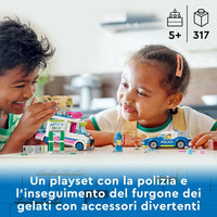 Lego City 60314 Furgone dei Gelati e inseguimento