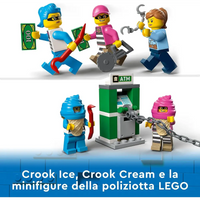 Lego City 60314 Furgone dei Gelati e inseguimento