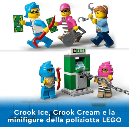 Lego City 60314 Furgone dei Gelati e inseguimento