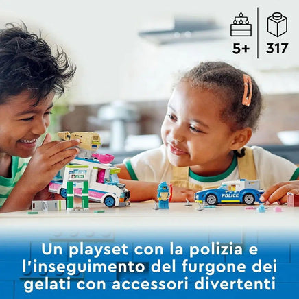 Lego City 60314 Furgone dei Gelati e inseguimento della Polizia - Giocattoli e Bambini - Toys Store5702017161891