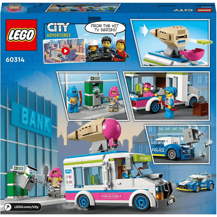 Lego City 60314 Furgone dei Gelati e inseguimento della Polizia - Giocattoli e Bambini - Toys Store5702017161891